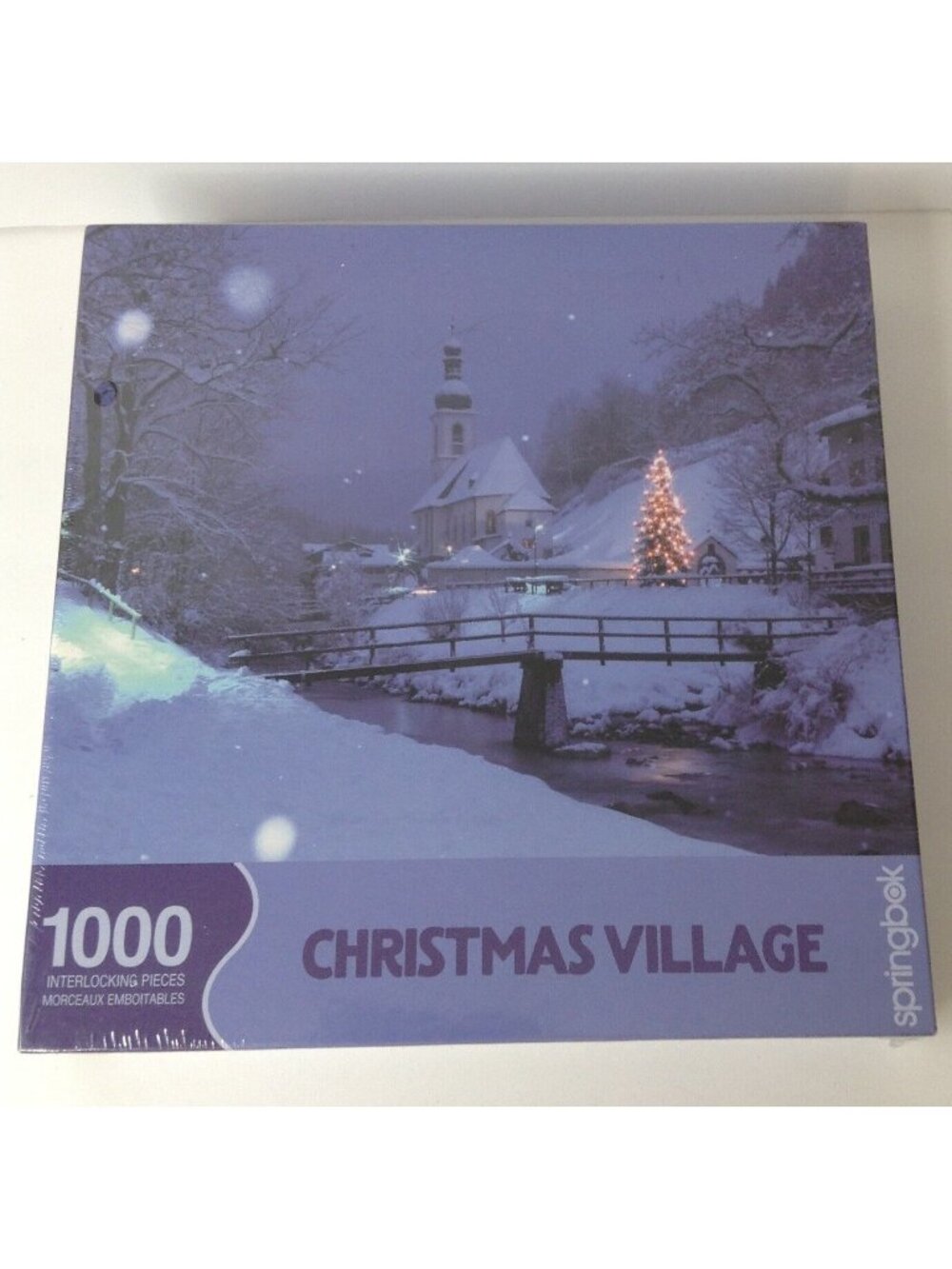 Springbok Christmas Village 1000-Piece Jigsaw Puzzle Winter Theme